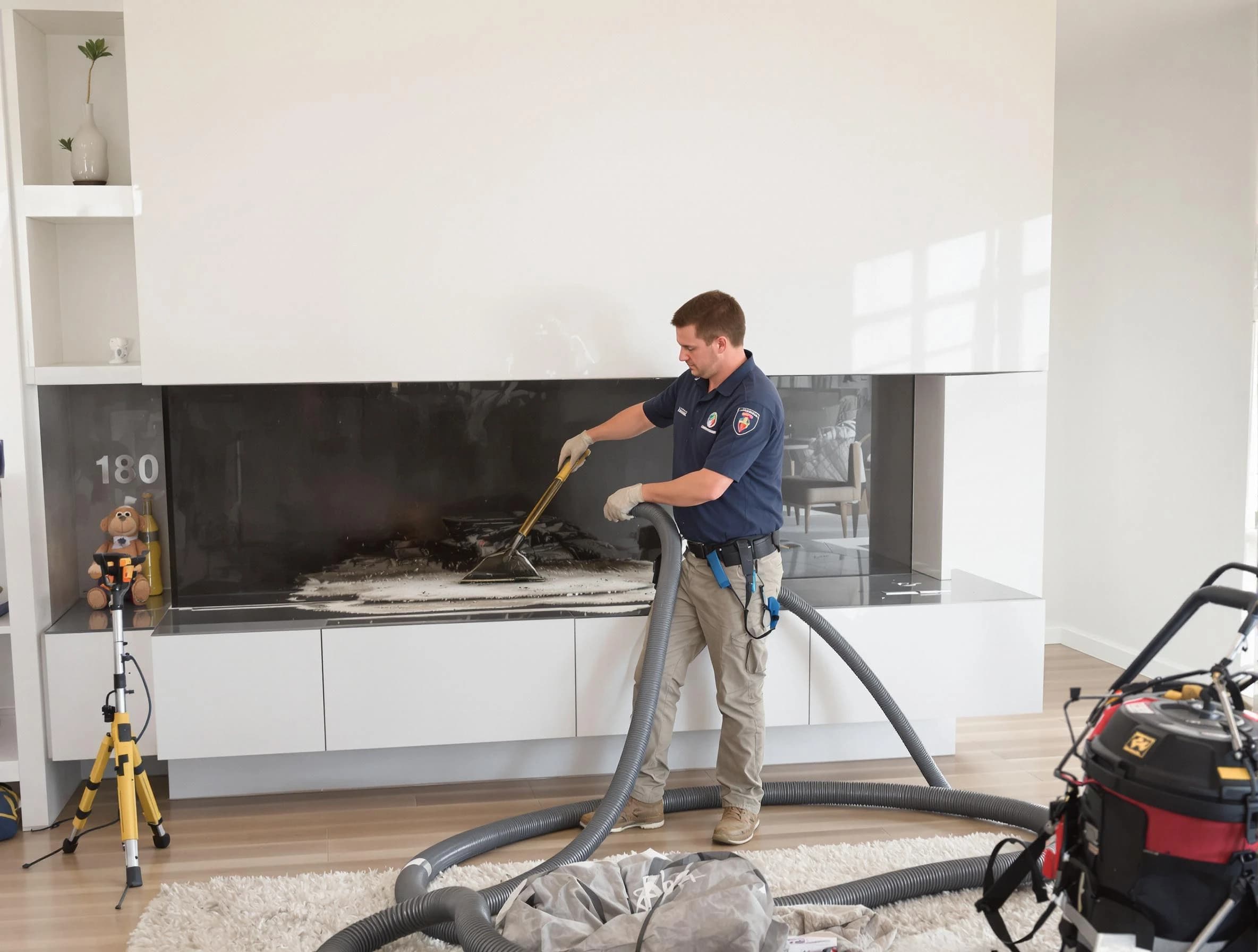Queen Creek Chimney Sweep technician providing chimney sweeping services in Queen Creek, AZ