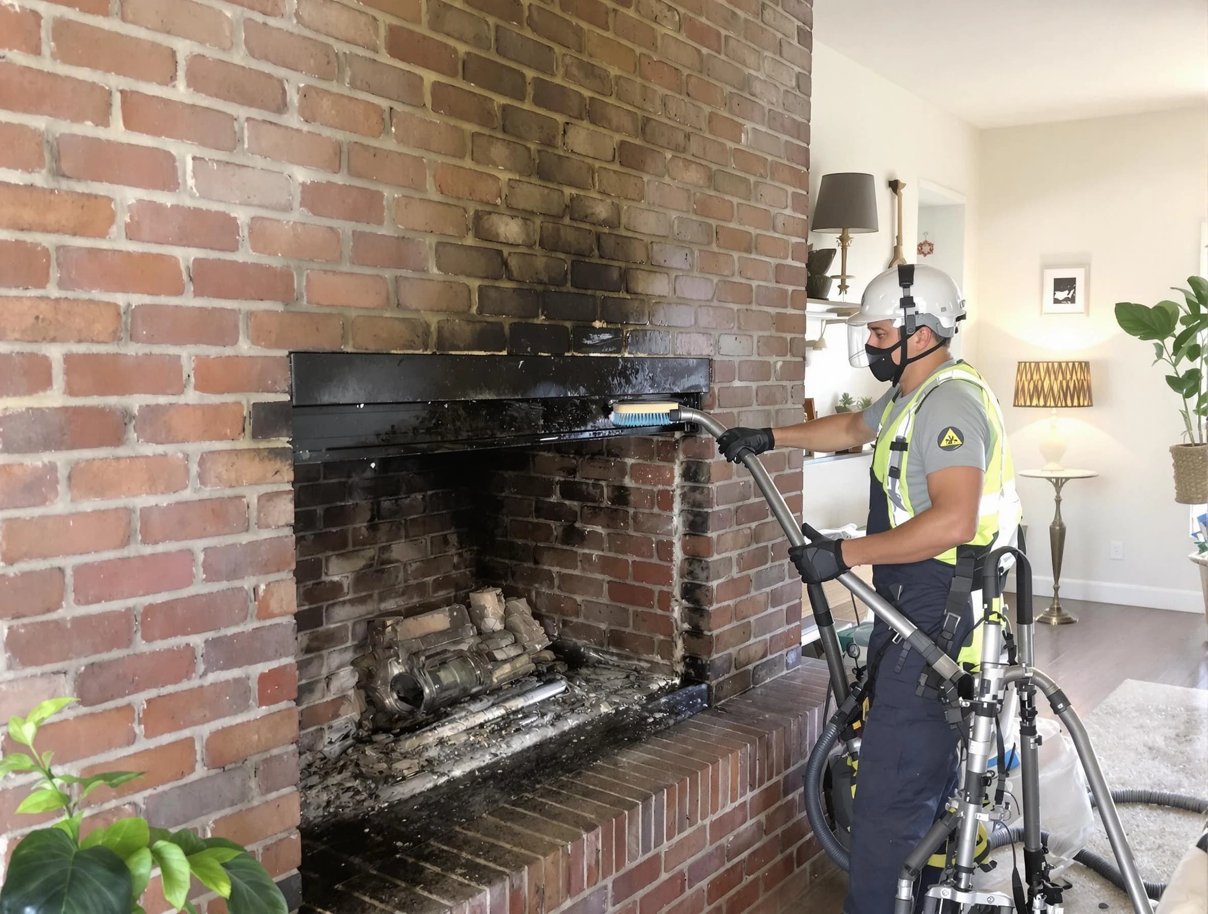 Queen Creek Chimney Sweep providing fireplace cleaning services in Queen Creek, AZ