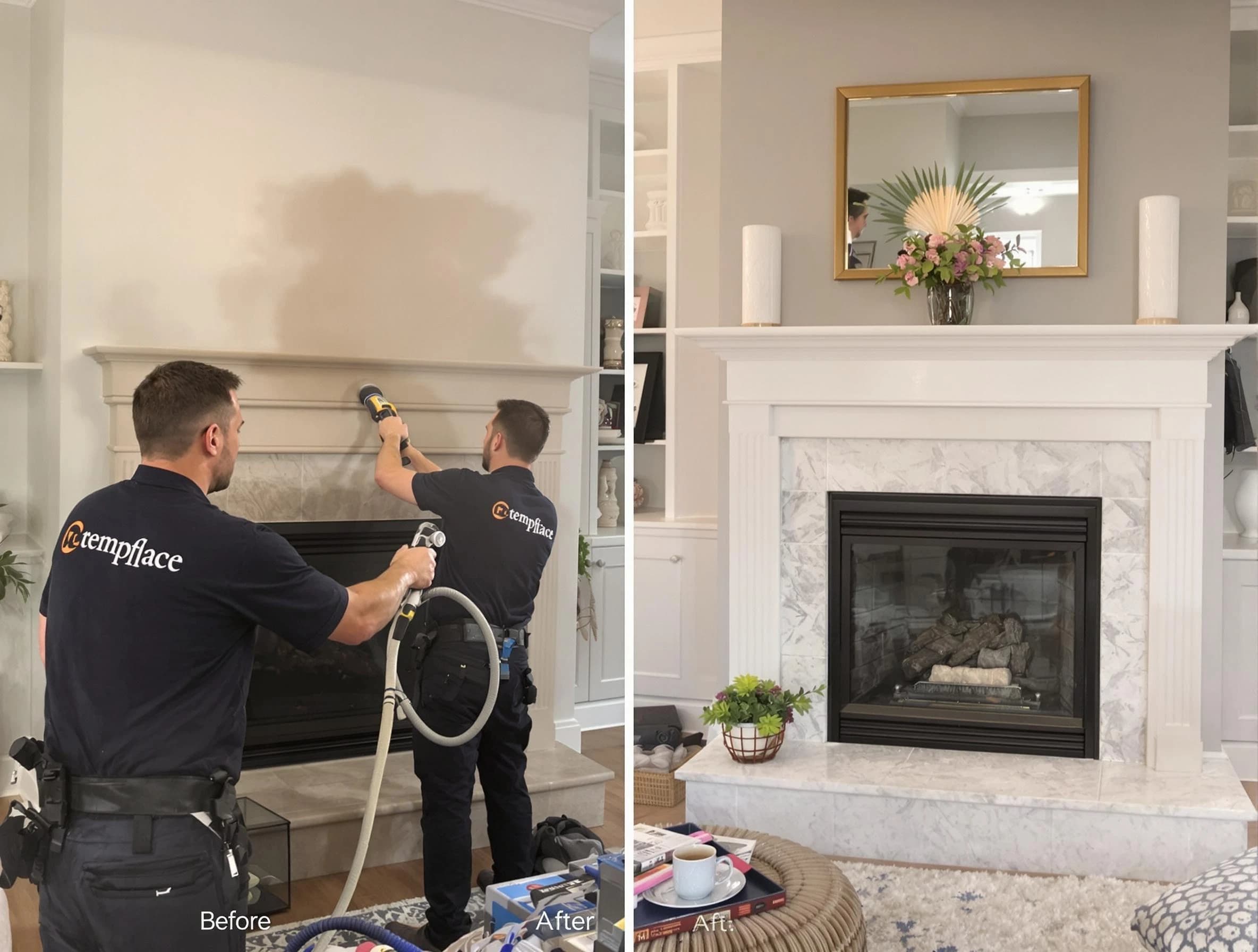 Professional soot removal by Queen Creek Chimney Sweep team in Queen Creek, AZ