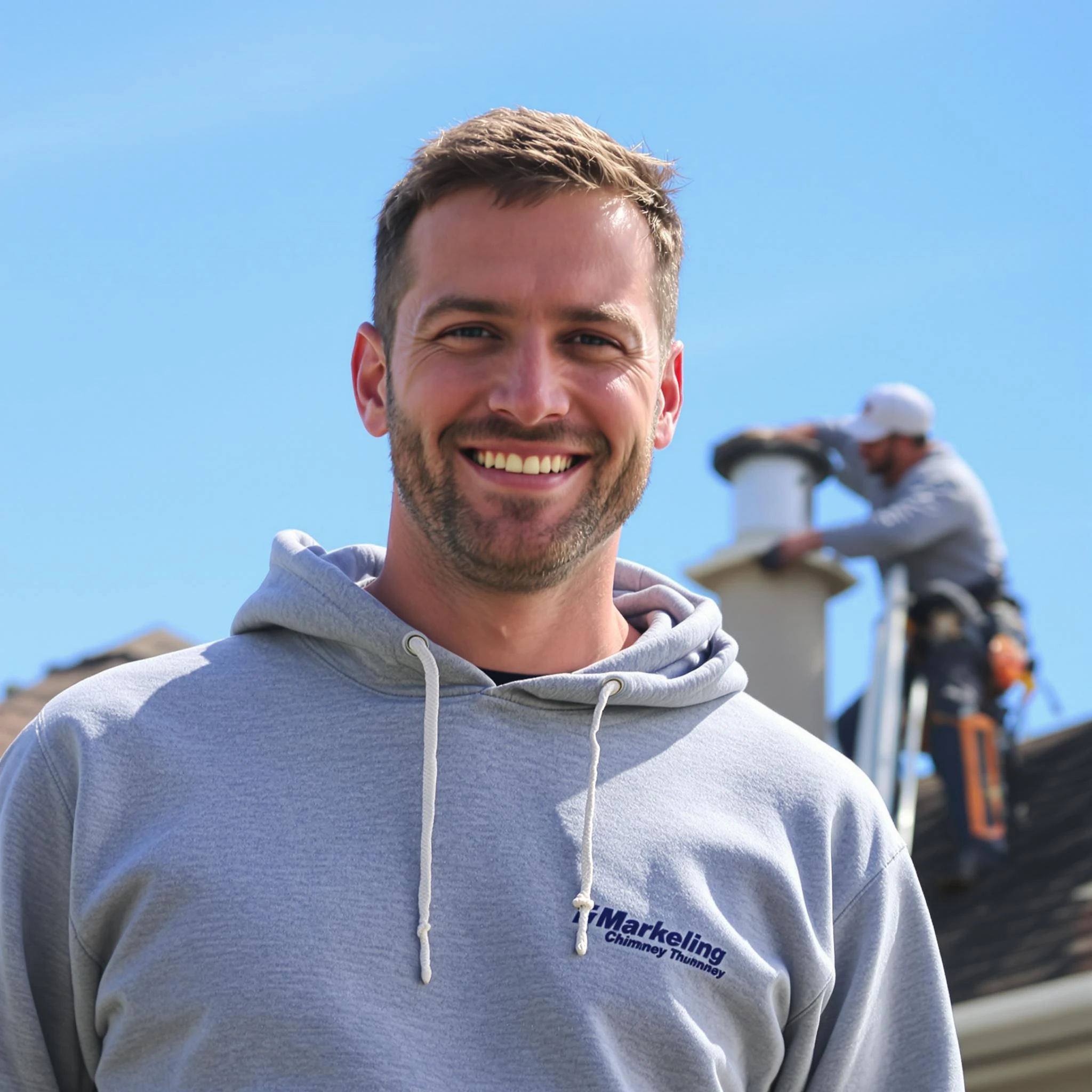 The Queen Creek Chimney Sweep team.